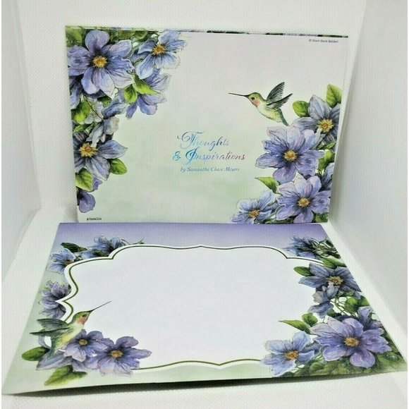 A Wish On Your Birthday Thoughts And Inspirations Bird Floral Greeting Card - Picture 2 of 10